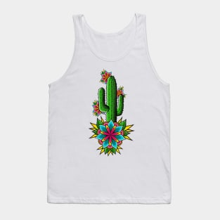 Floral Cactus Tank Top